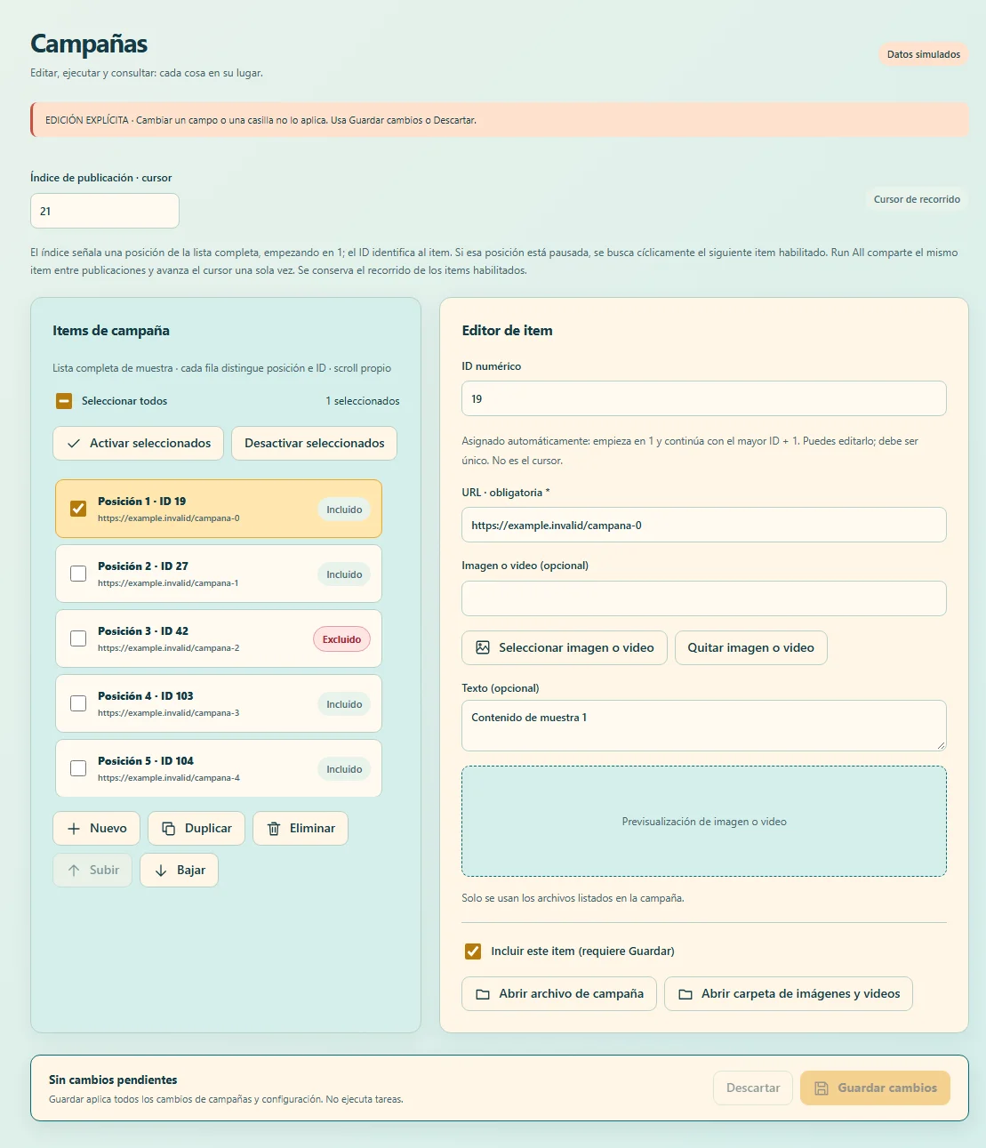 PostPilot Social Network · Campañas